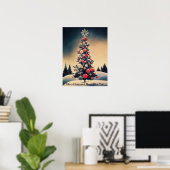 Weihnachtsbaum Poster (Heimbüro)