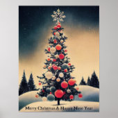 Weihnachtsbaum Poster (Vorne)