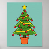 Weihnachtsbaum Poster (Vorne)