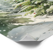 Weihnachtsbaum Poster (Ecke)