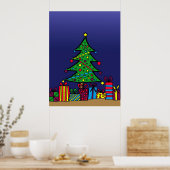 Weihnachtsbaum Poster (Küche)
