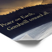 Weihnachtsbaum Poster (Ecke)