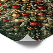 Weihnachtsbaum Poster (Ecke)