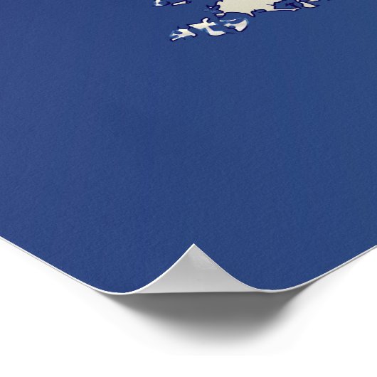 Weihnachtsbaum Poster (Ecke)