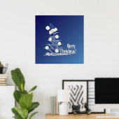 Weihnachtsbaum Poster (Heimbüro)