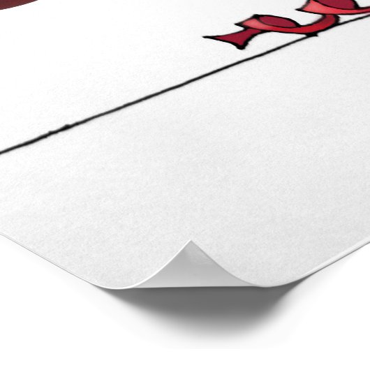 Weihnachtsbaum Poster (Ecke)