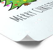 Weihnachtsbaum Poster (Ecke)