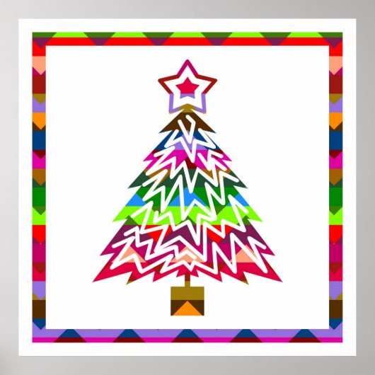 Weihnachtsbaum Poster (Vorne)