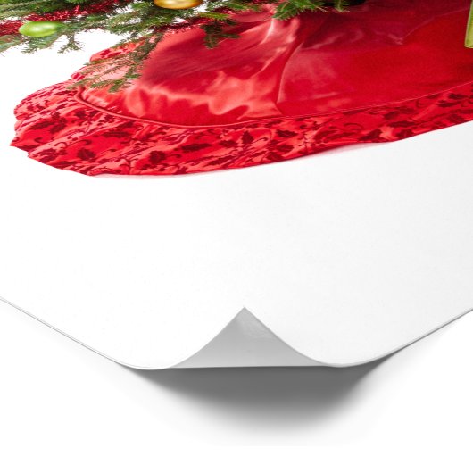 Weihnachtsbaum Poster (Ecke)