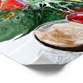 Weihnachtsbaum Poster Wall Art (Ecke)