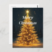 Weihnachtsbaum Postkarte (Vorne/Hinten)