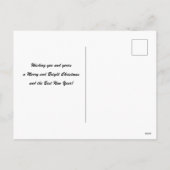 Weihnachtsbaum Postkarte (Rückseite)