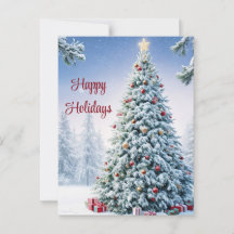 Weihnachtsbaum Postkarte