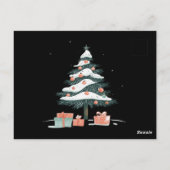 Weihnachtsbaum Postkarte (Rückseite)