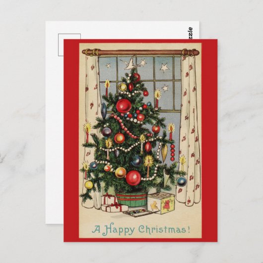 Weihnachtsbaum Postkarte (Vorne/Hinten)