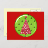 Weihnachtsbaum Postkarte (Vorne/Hinten)