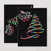 Weihnachtsbaum Postkarte (Vorne/Hinten)