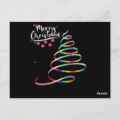 Weihnachtsbaum Postkarte (Rückseite)