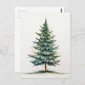 Weihnachtsbaum Postkarte (Vorne/Hinten)