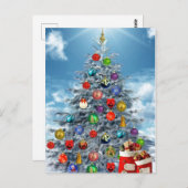 Weihnachtsbaum Postkarte (Vorne/Hinten)