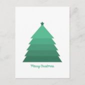 Weihnachtsbaum Postkarte (Vorderseite)