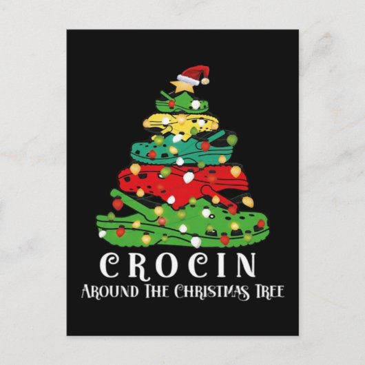 Weihnachtsbaum Postkarte (Vorderseite)