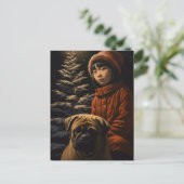 Weihnachtsbaum Postkarte (Stehend Vorderseite)