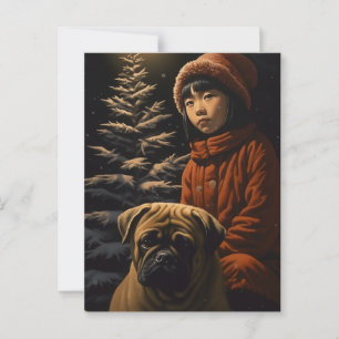 Weihnachtsbaum Postkarte