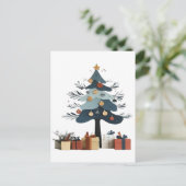 Weihnachtsbaum Postkarte (Stehend Vorderseite)