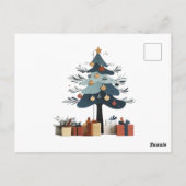 Weihnachtsbaum Postkarte (Rückseite)