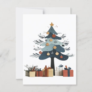 Weihnachtsbaum Postkarte