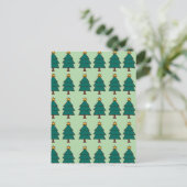 Weihnachtsbaum postkarte (Stehend Vorderseite)