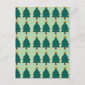 Weihnachtsbaum postkarte (Vorderseite)