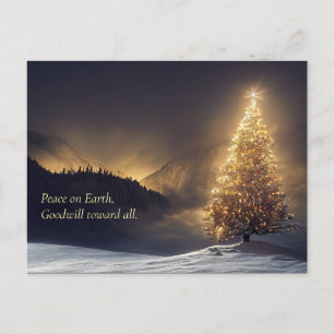 Weihnachtsbaum Postkarte