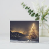 Weihnachtsbaum Postkarte (Stehend Vorderseite)