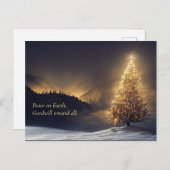 Weihnachtsbaum Postkarte (Vorne/Hinten)