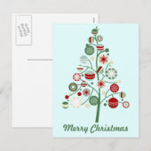 Weihnachtsbaum Postkarte (Vorne/Hinten)