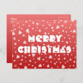 Weihnachtsbaum Postkarte (Vorne/Hinten)