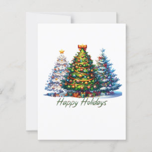 Weihnachtsbaum postkarte