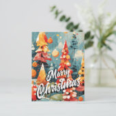 Weihnachtsbaum Postkarte (Stehend Vorderseite)