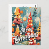 Weihnachtsbaum Postkarte (Vorne/Hinten)