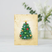 Weihnachtsbaum, Postkarte (Stehend Vorderseite)