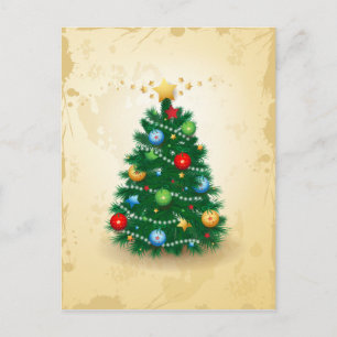 Weihnachtsbaum, Postkarte