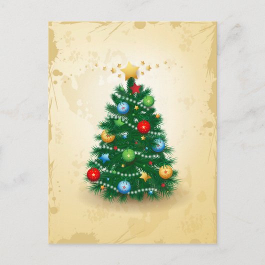 Weihnachtsbaum, Postkarte (Vorderseite)