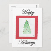 Weihnachtsbaum Postkarte (Vorne/Hinten)