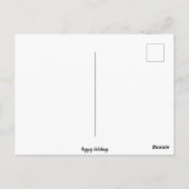 Weihnachtsbaum Postkarte (Rückseite)