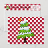Weihnachtsbaum Postkarte (Vorne/Hinten)