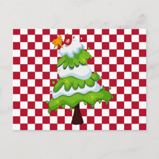 Weihnachtsbaum Postkarte