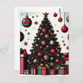 Weihnachtsbaum Postkarte (Vorne/Hinten)