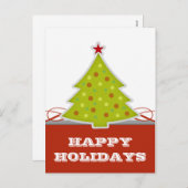 Weihnachtsbaum Postkarte (Vorne/Hinten)